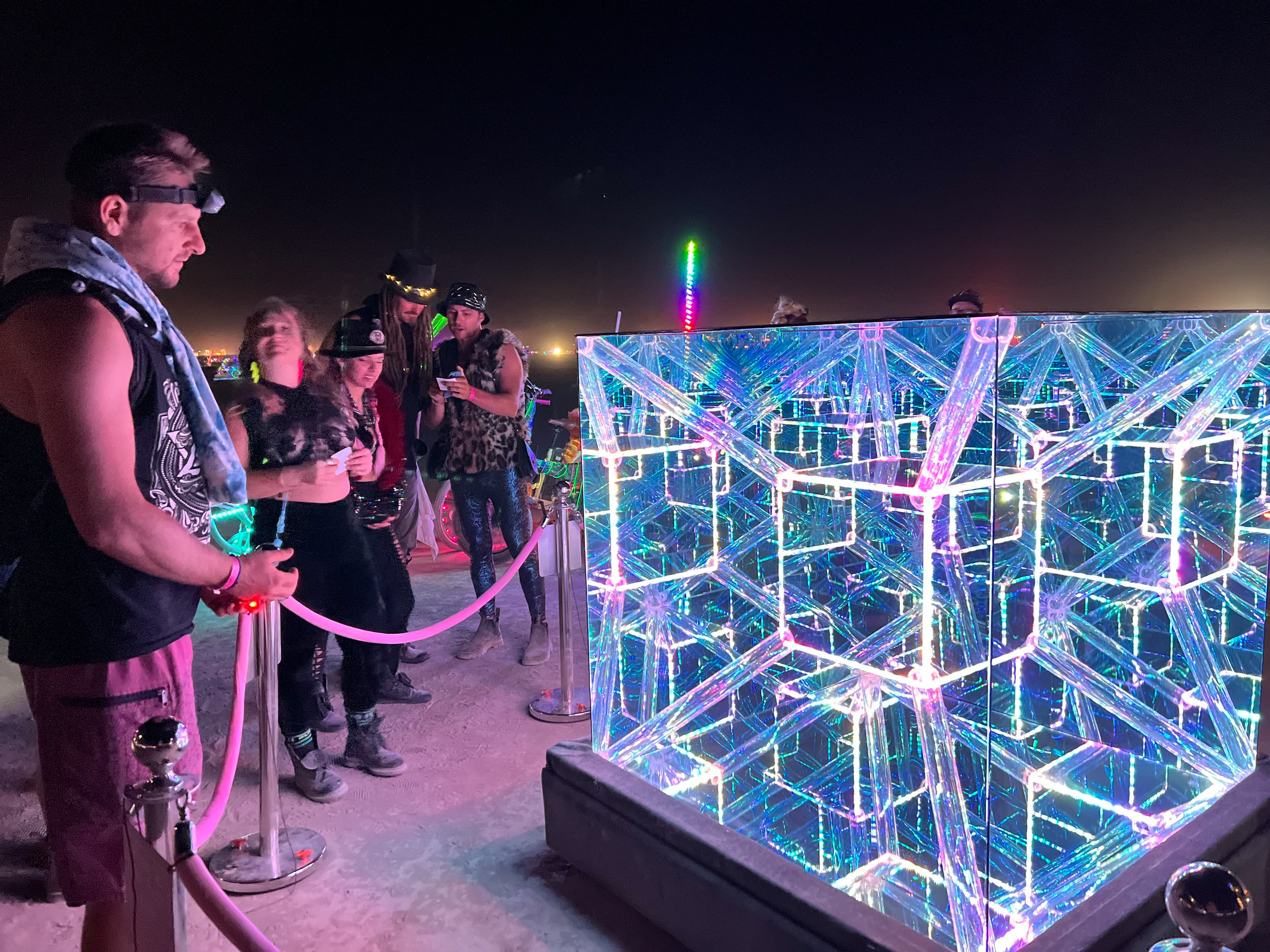 Tesseract exhibit at Portland Winter Light Festival